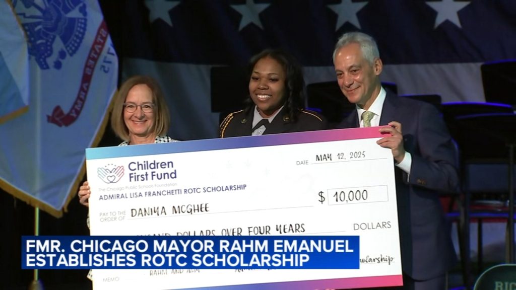 Rahm Emanuel establishes new ROTC scholarship named after former Chief of Naval Operations Admiral Lisa Franchetti