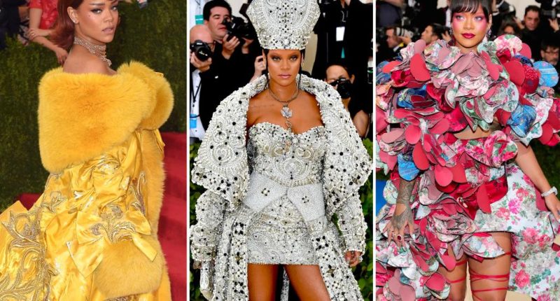 Rihanna’s iconic Met Gala looks through the years