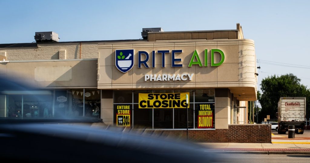 Rite Aid files for second bankruptcy in two years