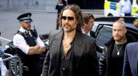 Russell Brand arrives at London court to face rape and sexual assault charges