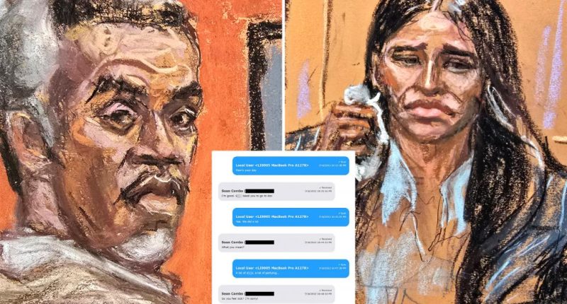 Sean ‘Diddy’ Combs, Cassie Ventura’s explicit text messages released publicly after being dissected in court