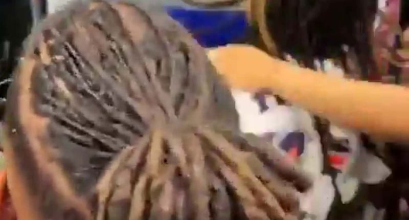 Shocking moment PSG and Inter Milan fans clash in Munich ahead of Champions League final