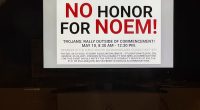 South Dakota students weigh protest against university honors for homeland security chief Noem