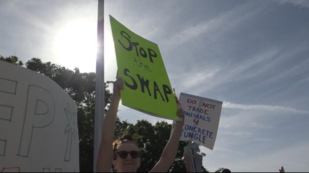 St. Johns residents protest Guana land swap proposal