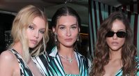 Stella Maxwell sets pulses racing in plunging dress for Cannes dinner