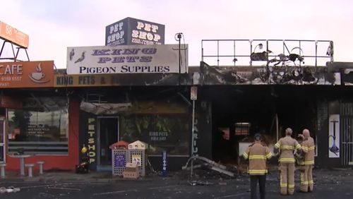 A﻿n investigation is underway after a suspected arson attack on an Acai shop in Melbourne spread to adjoining businesses. The Acai shop on Mahoneys Road in Campbellfield was completely alight by the time police arrived at 3.40am.