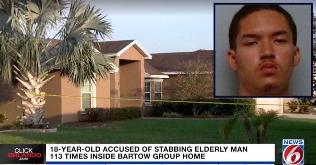 Teen fatally stabbed 81-year-old roommate 113 times: Police