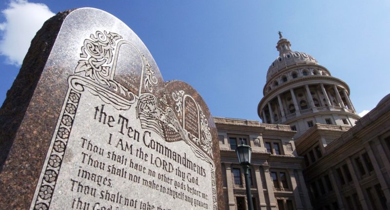 Texas bill requiring Ten Commandments in public schools heads to governor
