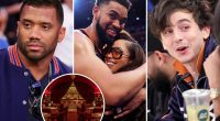 Timothée Chalamet, Jordyn Woods and Russell Wilson party with Knicks players at private club after historic win