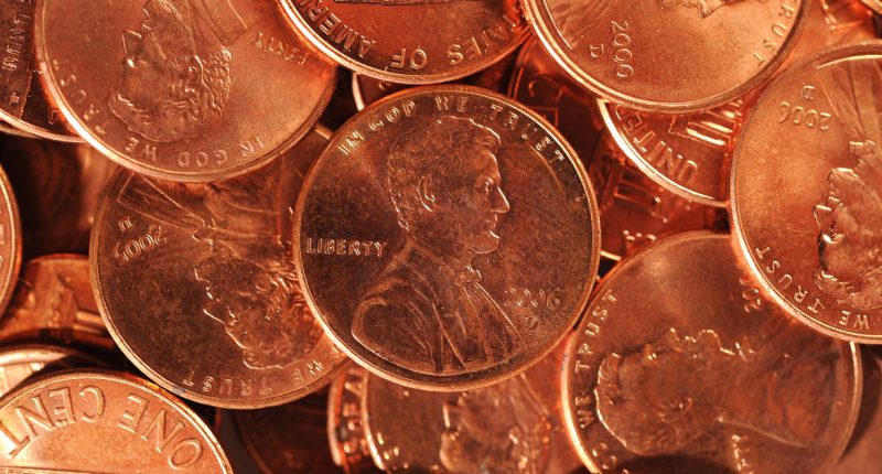 Treasury Dept. winding down penny production