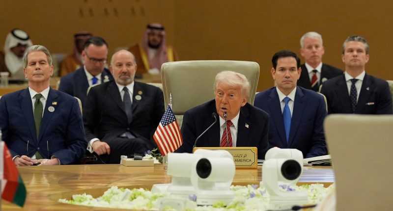 Trump tells Gulf leaders Iran must cease support of proxy groups as part of any nuclear deal