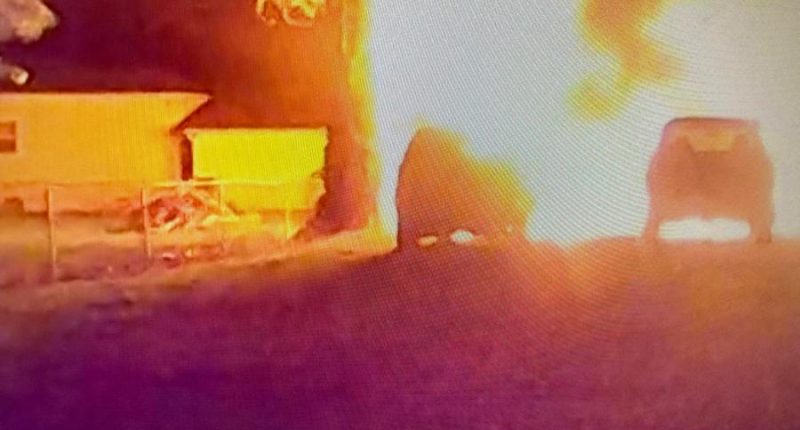 Two people displaced after Taylorville home catches fire