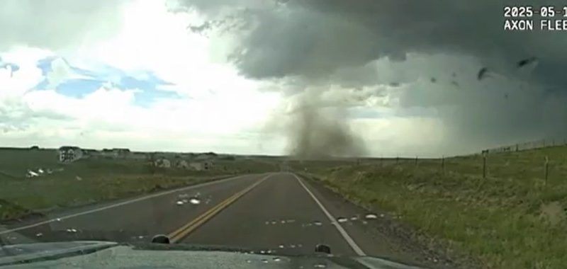 Tornado forming in Elbert County