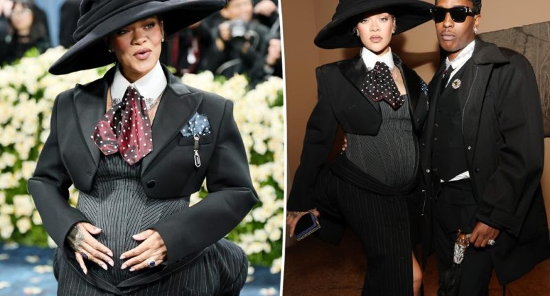 Why Rihanna fans are convinced singer let slip she’s pregnant with twins at Met Gala 2025