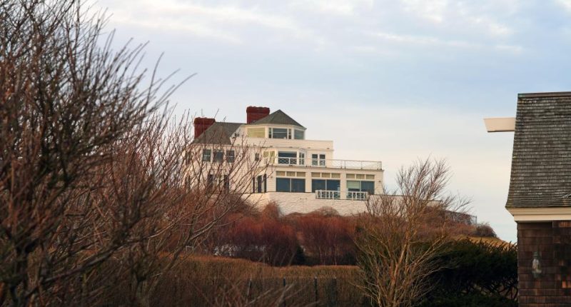 Holiday House, a historic beach mansion in Watch Hill, Rhode Island.