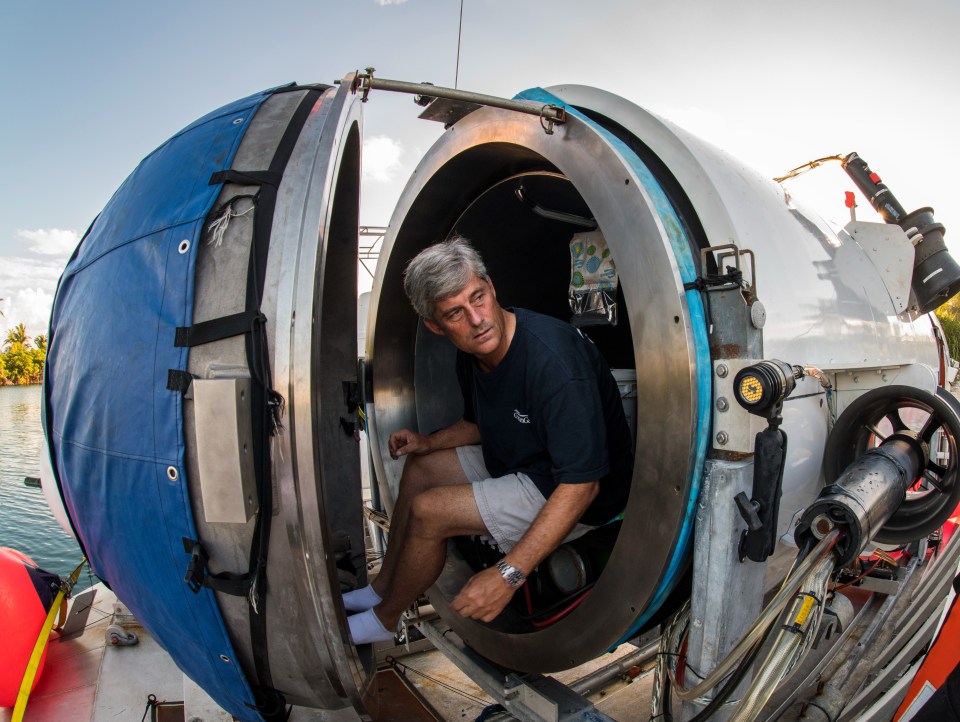 Stockton Rush preparing for a solo test dive in the Titan submersible.