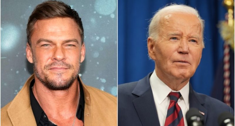 'Reacher' star details chance meeting with Biden on show's set