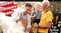 11 Father’s Day Gifts Men Over 50 Don’t Know They Need. Cover. Barbecue time.Happy big family make barbecue in their garden.