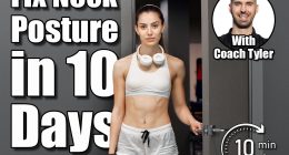 Sexy athletic girl enters the gym. Sportswoman opens the door to the locker room. Stylish black interior of modern fitness gym. Concept of health. European brunette girl holding a sports bag.