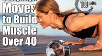 5 Bodyweight Moves for Over 40 That Build More Muscle Than You’d Think. Cover, Closeup Of Athletic Middle Aged Woman Doing Plank Exercise Or Push Ups Outdoors, Sporty Female In Activewear Training On Wooden Pier Near River, Enjoying Outside Workouts, Side View With Free Space