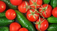 Cucumbers and Tomatoes