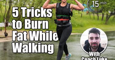 Buffalo, Minnesota, USA - May 20, 2017 Murph Challenge 2017, Happy athletic girl coming back from 1 mile run and flexing her biceps. 5 Walking Tricks That Burn Fat and Build Muscle, According to a Trainer. Cover