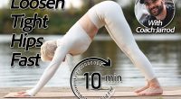 A mature woman practicing yoga, performing exercises on four limbs, push-ups from the floor, dog pose with its muzzle down, Adho Mukha Svanasana, training, dressed in sports clothes.