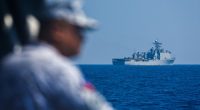 A swarm at sea: Supplying troops with on-demand autonomous watercraft