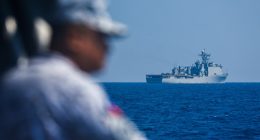 A swarm at sea: Supplying troops with on-demand autonomous watercraft