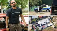 Andrew Tate Romanian compound broke in knife-wielding attacker slashes construction worker