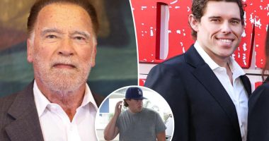 Arnold Schwarzenegger reacts to son Christopher's 30-pound weight loss