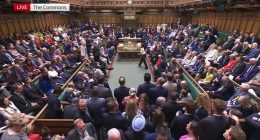 House of Commons vote on assisted dying bill: 314 yes, 291 no.