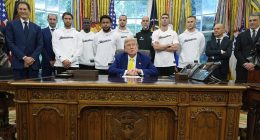 Baffled Juventus players hit out at 'weird' meeting with Donald Trump