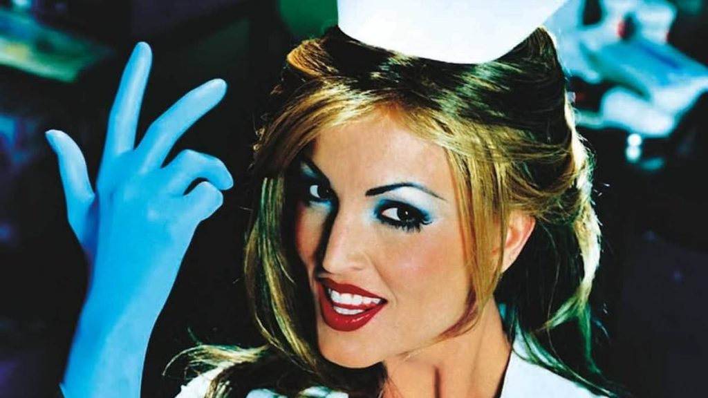 Blink 182 album model looks worlds away from cover 26 years later