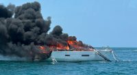Boat catches fire near Cape Canaveral, passengers saved