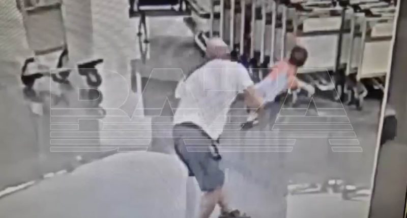 Boy, two, 'in a coma' after passenger throws him to the floor