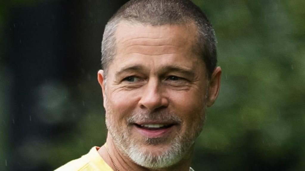 Brad Pitt, 61, debuts bizarre tie dye look in latest midlife makeover