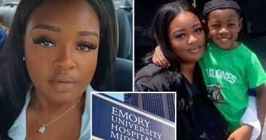 Brain dead Atlanta nurse kept alive on life support gives birth to baby boy Chance: 'He's just fighting'