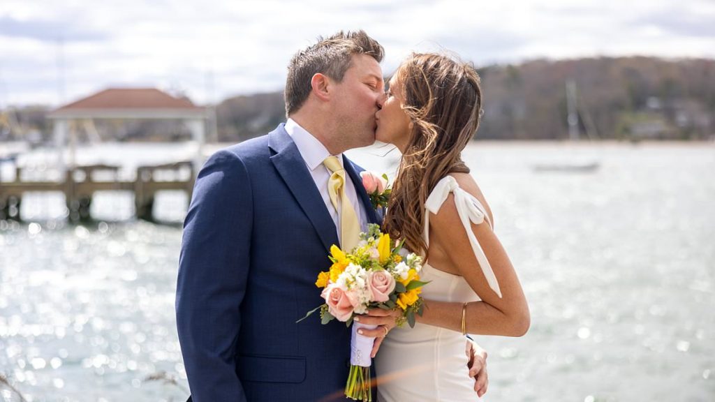 Bride, 40, whose exes died suddenly, marries 'annoyingly healthy' man