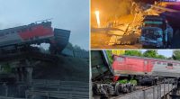 Bridges collapse in 2 Russian regions bordering Ukraine, 7 dead