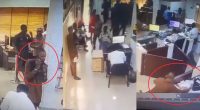 CCTV captures man stealing staff phone at Sterling Bank branch in Anambra