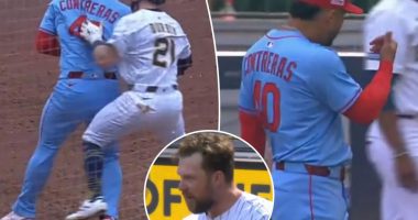 Cardinals' Willson Contreras calls out 'f--king p---y' Brewers player