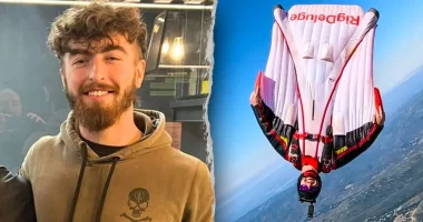 Champion skydiver plummets to death during wingsuit jump