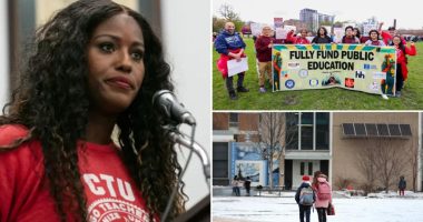 Chicago Teachers Union President Stacy Davis Gates suggests children belong to school system
