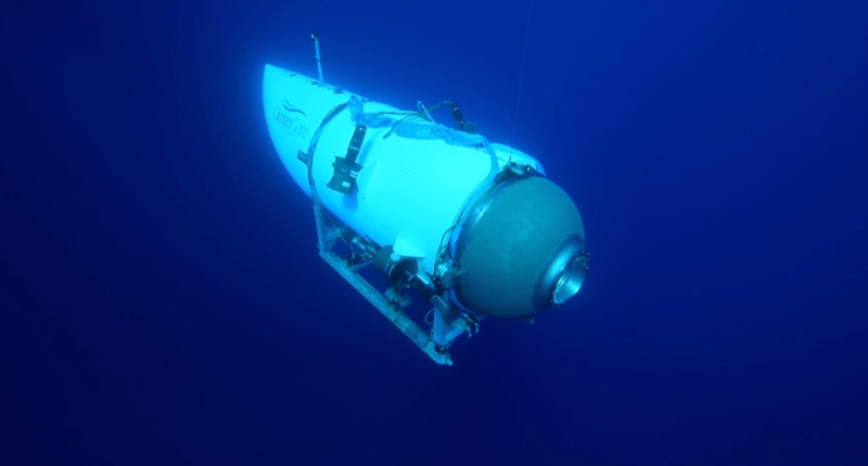 OceanGate Titan submersible underwater.