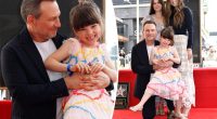 Christian Slater's two daughters look all grown up in rare public appearance