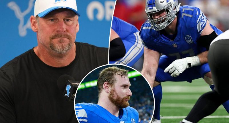 Dan Campbell's emotional reaction to Frank Ragnow's retirement