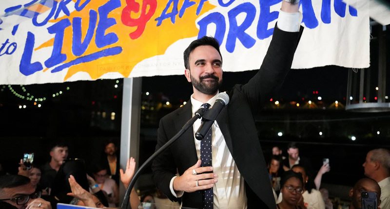 Democratic socialist takes dramatic step to become next mayor of NYC
