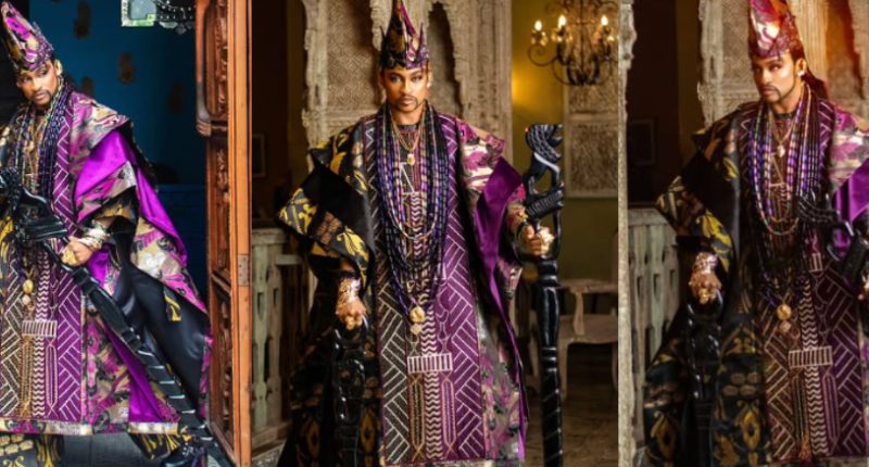 Denrele Edun Marks 44th Birthday in Royal Style