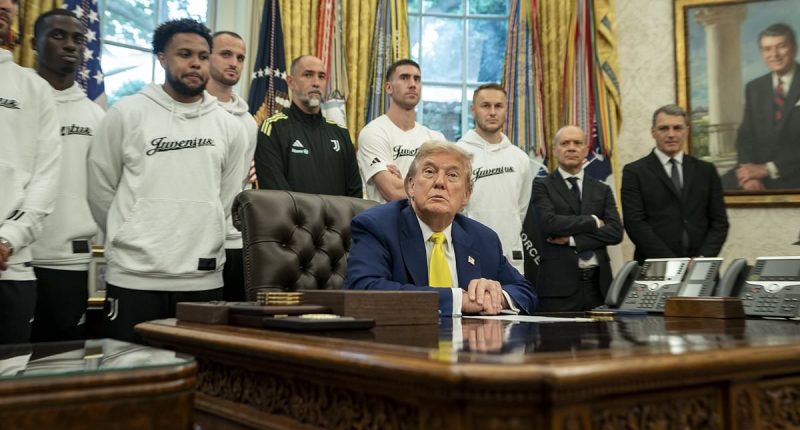 Donald Trump stuns soccer players with dig at trans athletes